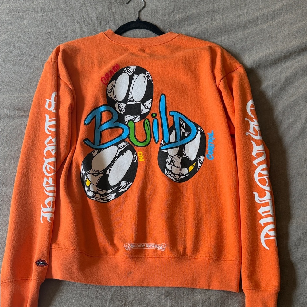 Chrome Hearts x Matty Boy Orange Link Sweater